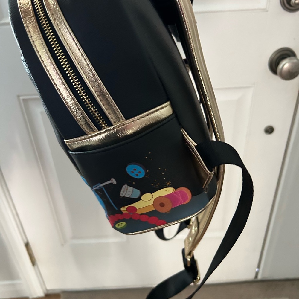 Loungefly Disney Tinker Bell Black Backpack - Picture 9 of 9